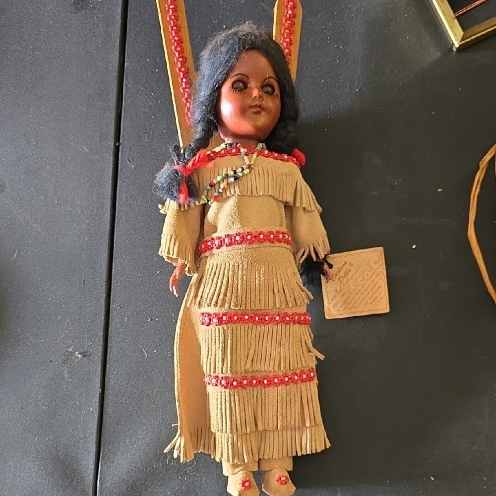 Traditional Doll with Beaded Dress